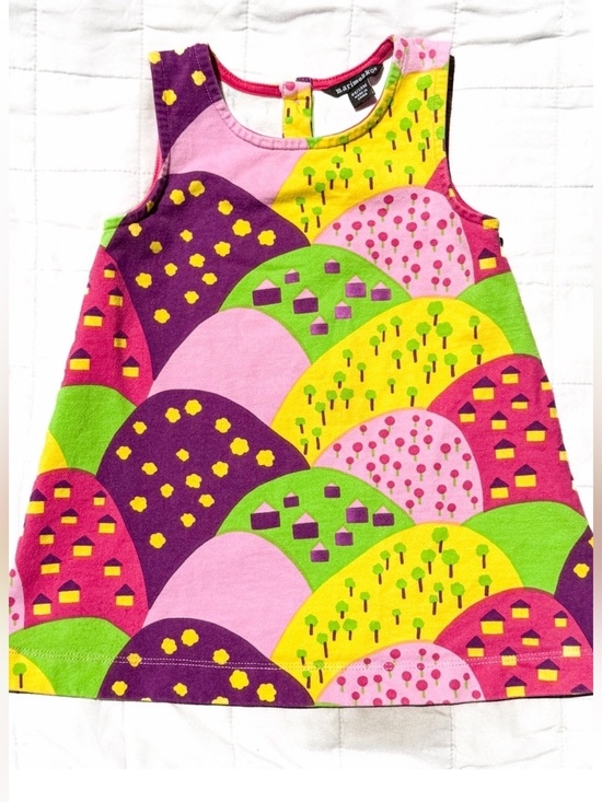 Marimekko Other - Marimekko Kummuta Hymysuu Vintage Kids Dress 86 18M 12-18M Cotton Collecter Art